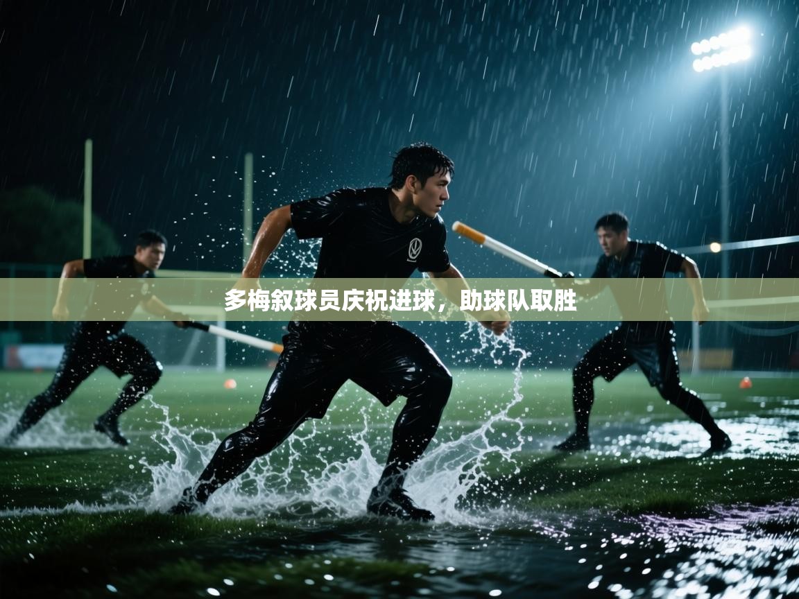 多梅叙球员庆祝进球,助球队取胜 第2张